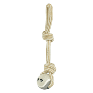 Fancy Pets - Juguete de Cuerda para Perro de Doble Nudo con Pelota