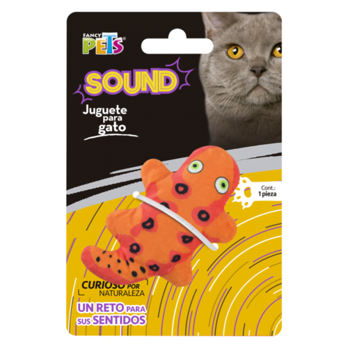 Fancy Pets - Juguete Para Gato Peluche Salamandra Sound