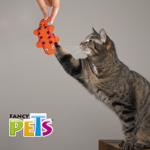 Fancy Pets - Juguete Para Gato Peluche Salamandra Sound