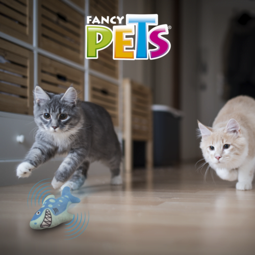 Fancy Pets - Juguete Para Gato Peluche Tiburón Sound