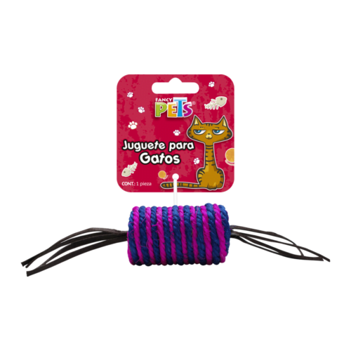 Juguete para Gatos Cilindro con Lienzos