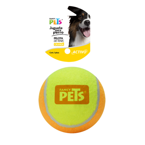 Fancy Pets - Pelota de Tenis Bicolor Grande para Perro Fancy Pets - Pelota de Tenis Bicolor Grande para Perro