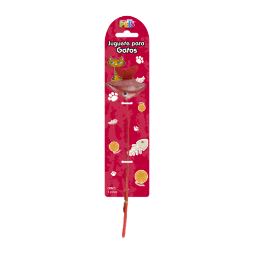 Fancy Pets - Caña de Pescar Juguete Interactivo para Gato