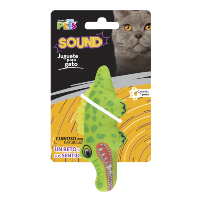 Fancy Pets - Juguete para Gato Cocodrilo Sound