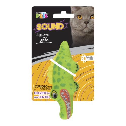 Fancy Pets - Juguete para Gato Cocodrilo Sound