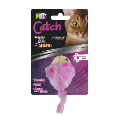 Fancy pets - Ratón de Juguete para Gato Peluche Vibro Catch