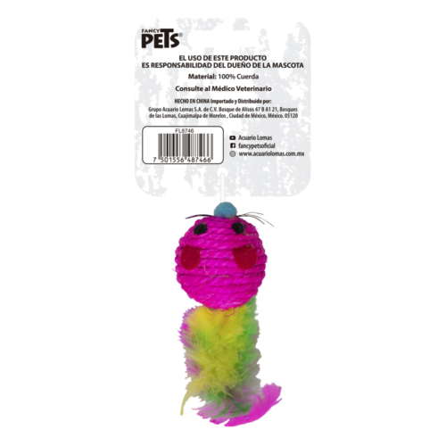 Fancy Pets - Ratoncito de Juguete con Plumas para Gatos
