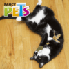 Fancy Pets - Juguete para Gato con Catnip Varita Ratón con Pluma