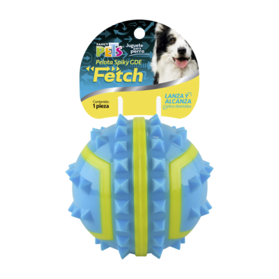 Fancy Pets - Pelota para Perros Spiky Fetch Tamaño Grande