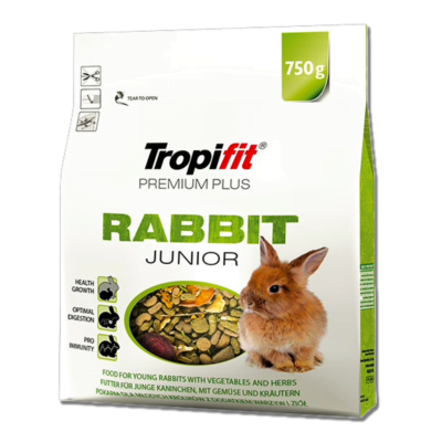 Alimento Tropifit Premium Plus para Conejo Junior 750g
