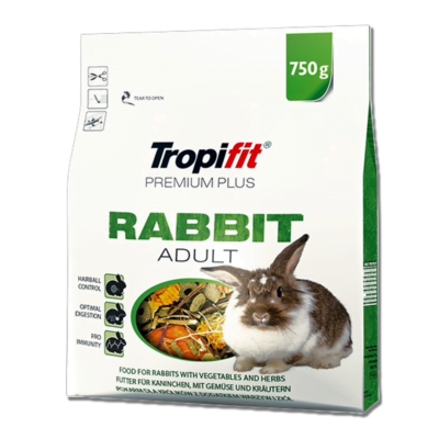 Tropifit - Alimento Premium Plus para Conejos 750g