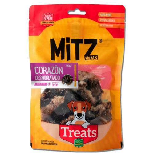Mitz - Premios para Perros Corazón Deshidratado 80gr