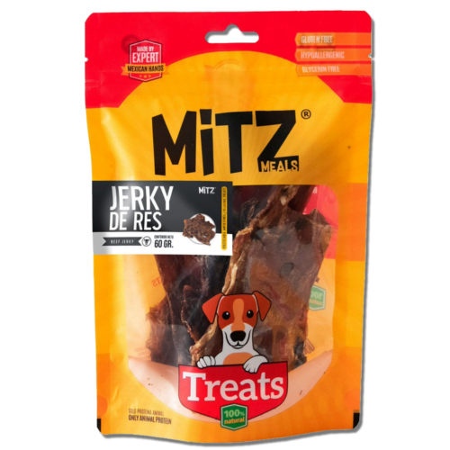 Jerky-de-res Mitz - Premios para Perros Jerky de Res 60gr