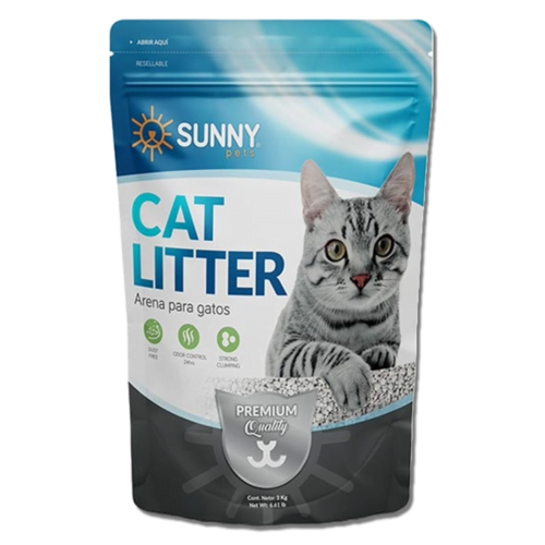 Productos Sunny Pets - Arena para Gatos con Aroma Natural 3kg