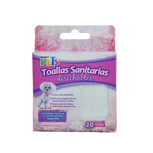 fl1906_c_3 Fancy pets - Toallas Sanitarias para Perros - 20 Piezas
