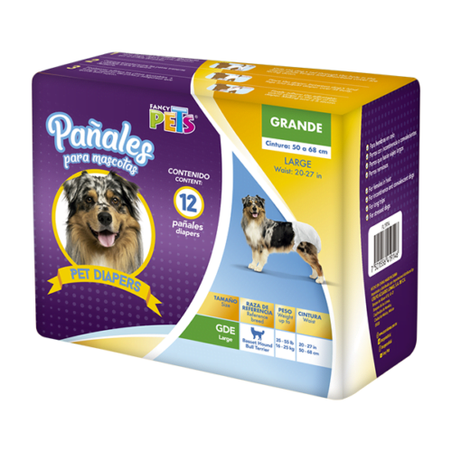 fl1914_d_3 Fancy pets - Pañales para Perro Tamaño Grande 12 Piezas