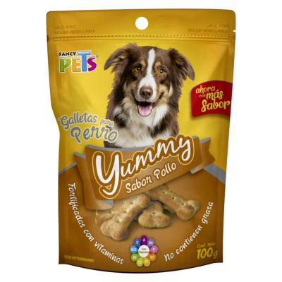 Galletas para perros, premios sabor pollo