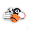 Fancy Pets - Pelotas de Tenis para Perros con Squeaker 5 piezas