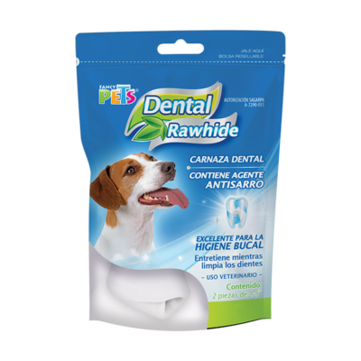 Fancy Pets - Carnaza Dental Premios para Perros 2 Piezas