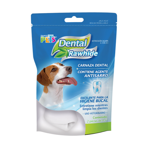 fl3714_2 Fancy Pets - Carnaza Dental Premios para Perros 2 Piezas