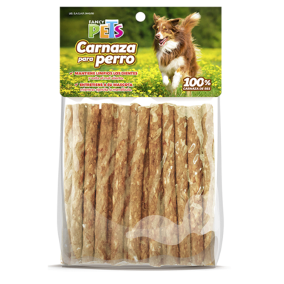 Fancy Pets - Premios para Perros Palitos de Carnaza Sabor Res 20 piezas