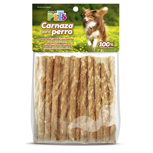 fl3743-20_3 Fancy Pets - Premios para Perros Palitos de Carnaza Sabor Res 20 piezas