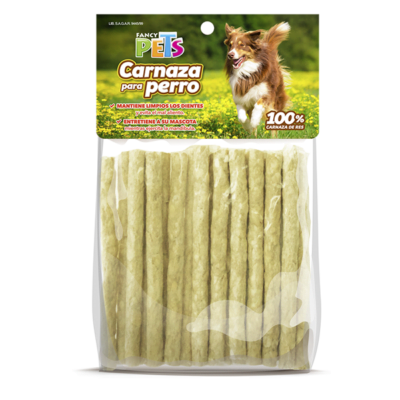 Premios para perros, palitos de carnaza natural