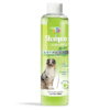 Shampoo para Perros Antipulgas Esentials, contiene extracto de D-limoneno, que aleja de manera natural pulgas y otros parásitos externos. No irrita la piel de perro.