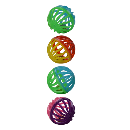 fl8249_l_3 Fancy Pets - Pelotas de colores para Gatos 4 piezas