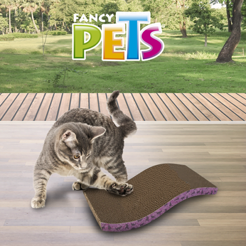 Fancy Pets - Rascador para Gato Forma de Onda Scratch