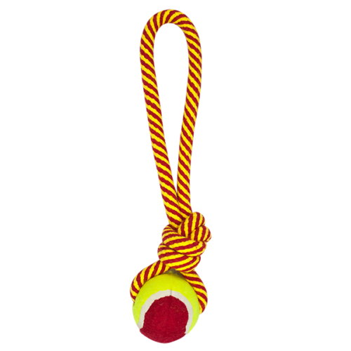 fl8532_2 Fancy Pets - Juguete para Perro Jaladera con Pelota