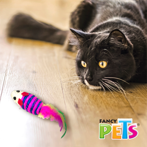 fl8747_m_2 Fancy Pets - Juguete para Gatos Ratón Con Plumas