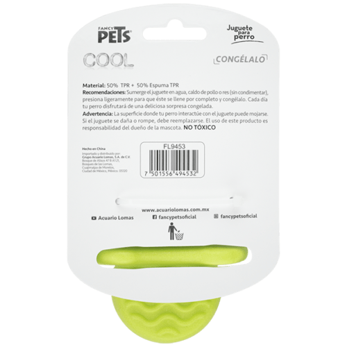 fl9453_e_3 Fancy Pets - Juguete Refrescante para Perro Chupón Congelable