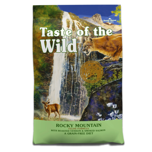 Alimento para Gatos Rocky Mountain Feline Taste of the Wild, Ideal para gatos cachorros o adultos con actividad recurrente, cazadores diarios y hembras gestando o lactantes.