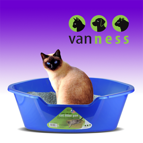 Van Ness - Arenero para Gatos con Paredes Altas