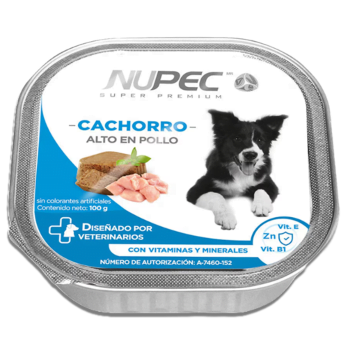 Puppy Alimento húmedo para Perros de todas las razas, con proteína de pollo, contiene 4 piezas para saciar el hambre de tu cachorro