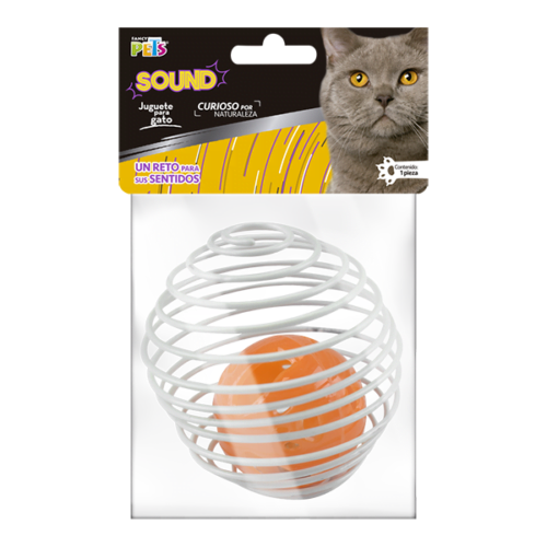 Fancy Pets - Juguete para Gatos Pelota Enjaulada Sound
