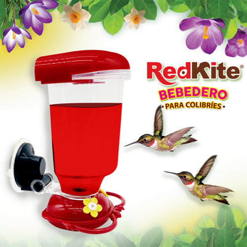 Redkite - Bebedero con Ventosa para Colibrí 625 ml