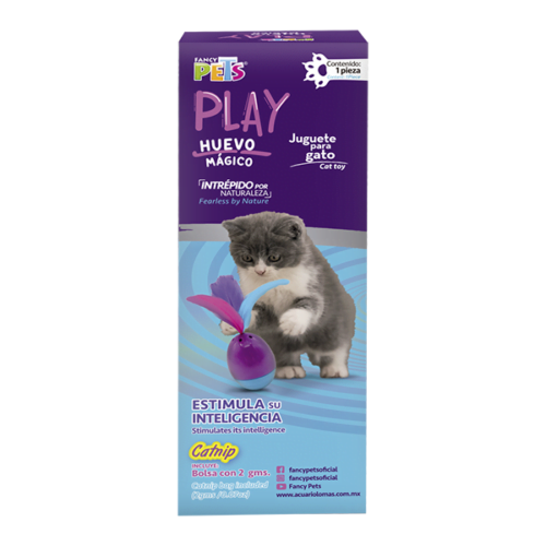 Fancy Pets -Juguete para Gatos Huevo Mágico con Catnip