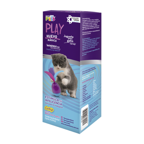 Fancy Pets -Juguete para Gatos Huevo Mágico con Catnip