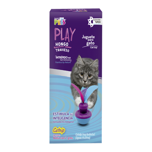 Fancy Pets -Juguete para Gatos Hongo Travieso con Catnip