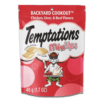 Los premios de Temptations para gatos tienen una capa exterior deliciosa y crujiente con un interior irresistiblemente suave y sabroso.