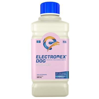 Bebida hidratante para perros adultos y cachorros sabor res, contiene electrolitos. ELECTRODEX es una bebida rehidratante para perros adultos y cachorros