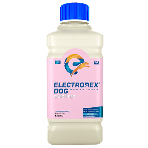 Bebida hidratante para perros adultos y cachorros sabor res, contiene electrolitos. ELECTRODEX es una bebida rehidratante para perros adultos y cachorros