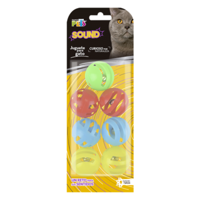 Pelotas para Gato juguetes de la línea sound