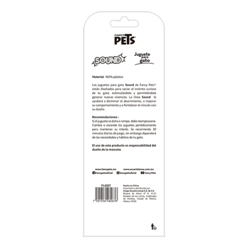fl8267_c_3 Fancy Pets - Pelotas para Gato Juguetes Sound d 7 Piezas