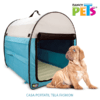 Fancy Pets - Casa Portátil Mediana para Mascotas Azul Cielo