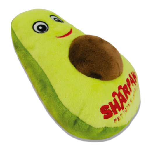 Sharpaw - Juguete para Perros Peluche en Forma de Aguacate con Sonido Squeaky