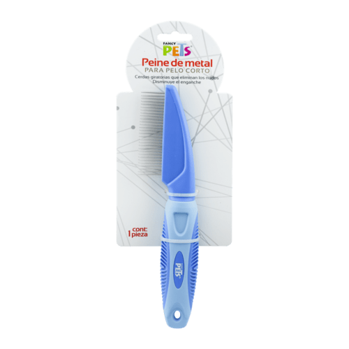 Fancy Pets - Peine Desenredante de Metal para Cepillar y Eliminar Nudos