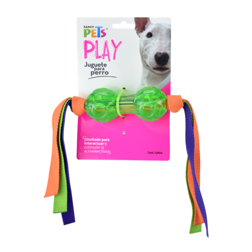 FL9302 Fancy Pets - Juguete para Perro Pesa con Cintas